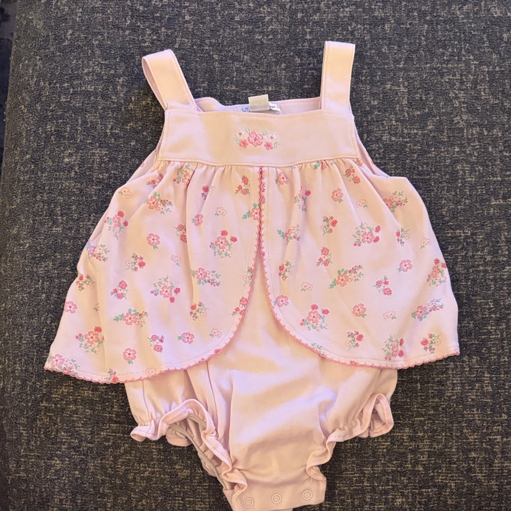 Kissy Kissy Light Pink Floral Diaper Cover